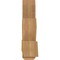Ekena Millwork Kennewick Rough Sawn Timber Gable Bracket, Western Red Cedar, 60"W x 25"H x 6"D x 6"F, 10/12 Pitch GBW060X25X0606KEN00RWR - alternate 3